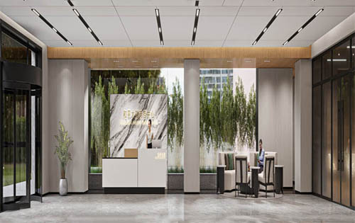 和平里大厦大堂 